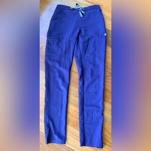 Navy Figs straight leg scrub pants XS Tall